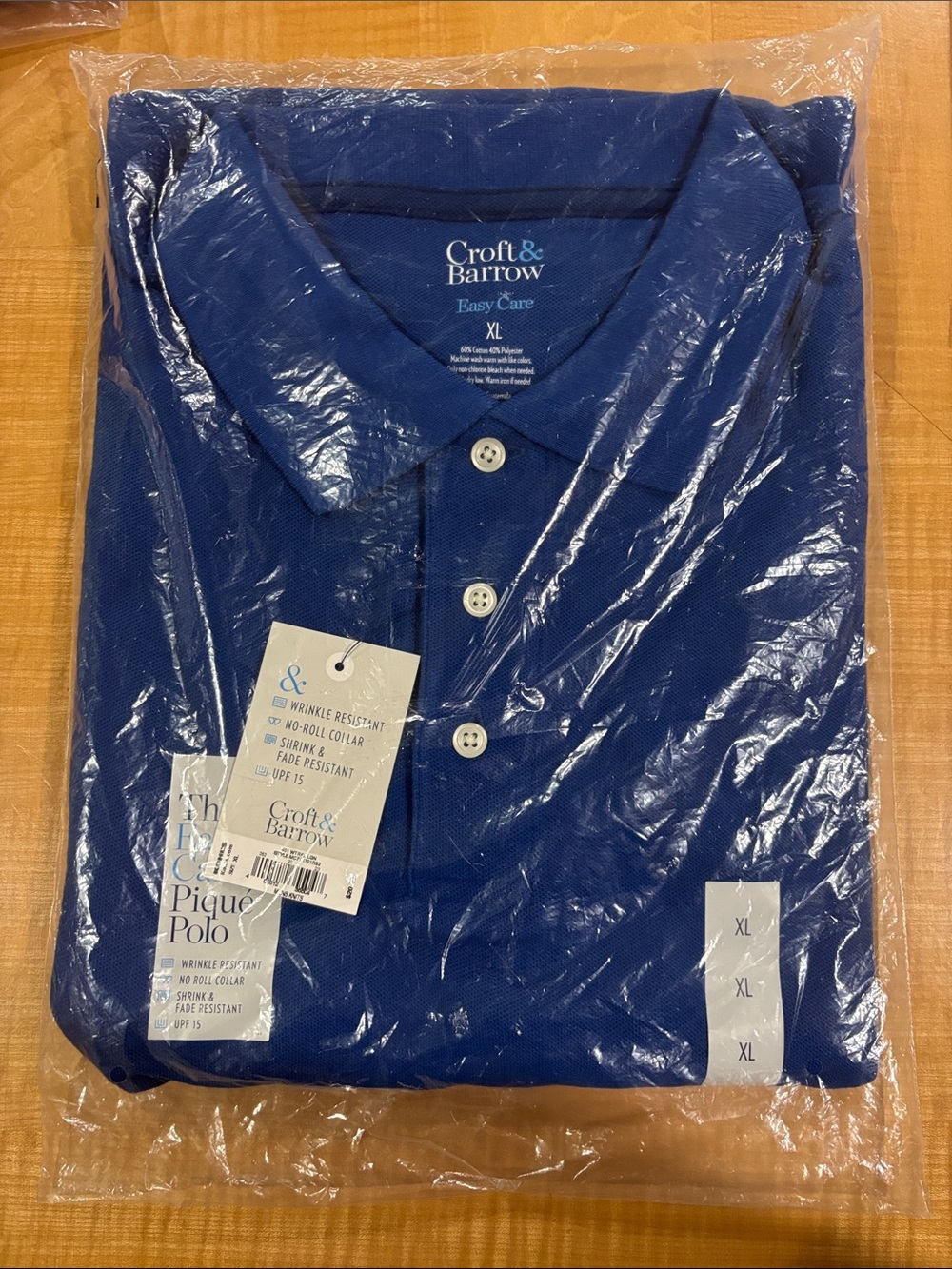 croft & barrow Men’s Royal Blue Polo Shirt